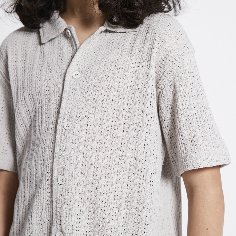 Short sleeve shirt "Smith star" Beige